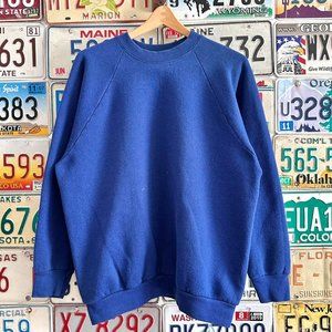 Vintage Blue Fruit of The Loom Sweater